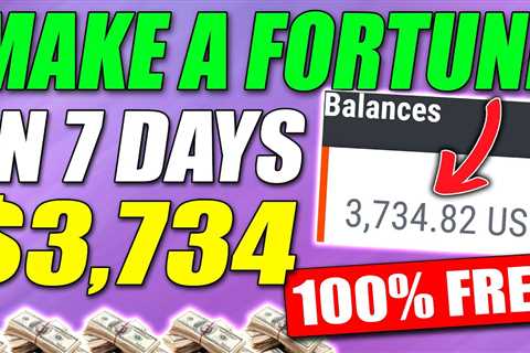 Make a FORTUNE With Affiliate Marketing Using A 100% FREE TOOL & Earn $1,000’s Weekly
