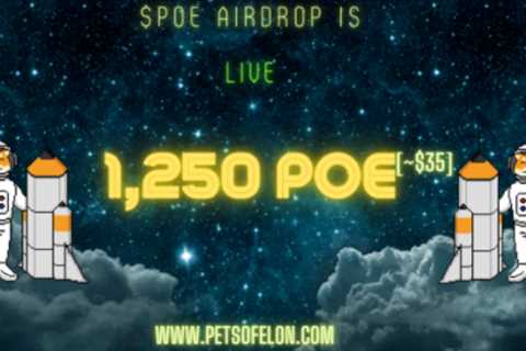 Pets of Elon Airdrop is live!  $POE token presale going live soon – CryptoMode
