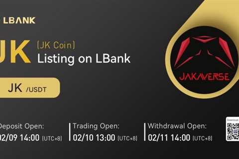LBank Exchange will list JK Coin (JK) on February 10, 2022