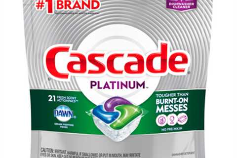 Free Pattern of Cascade Platinum Dish Detergent!