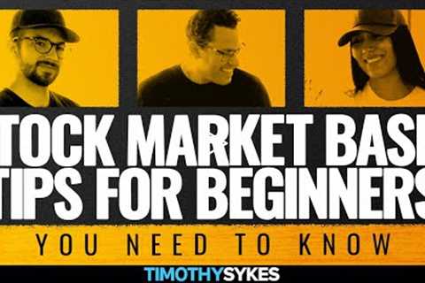 Stock Market Basic Tips For Beginners You Need To Know