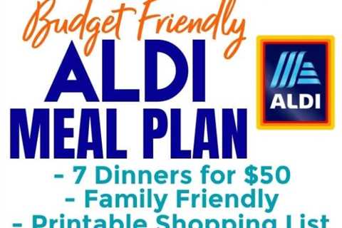 Free Printable $50 ALDI Meal Plan