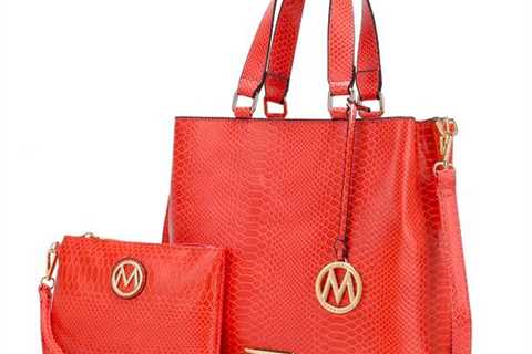 MKF Assortment 2-Piece Leather-based Girls’s Tote Bag Set solely $49 shipped (Reg. $300!)