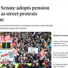 Macron’s Pension Reform: French People Resigned to Controversial Bill Passing Despite Protests