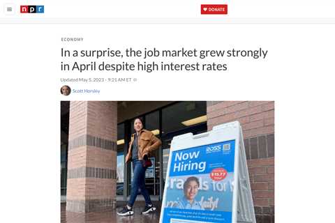 US Economy Adds 253,000 Jobs in April, Unemployment Rate Matches 53-Year Low