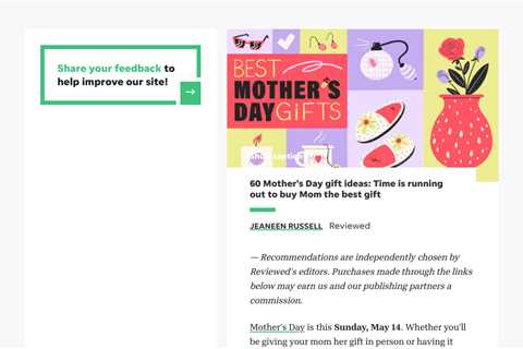 Last-Minute Mother’s Day Gift Ideas: Shop Online at Amazon for Unique and Thoughtful Presents