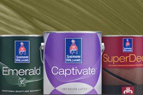Sherwin Williams Coupon: 40% off choose paints and stains + 30% paint provides!