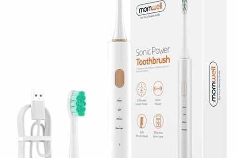 Mornwell Electrical Sonic Toothbrush with 2 Brush Heads for simply $12.99 shipped!