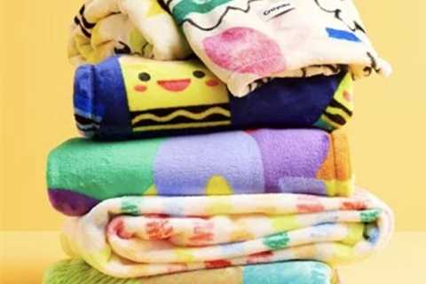 Crayola Plush Throw Blankets solely $8.49!