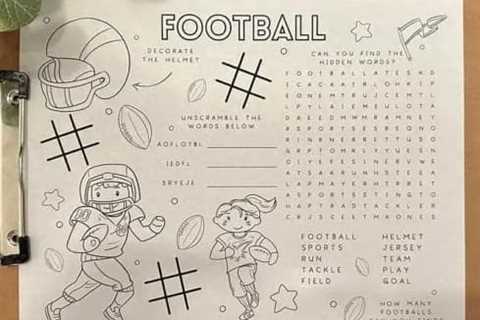 Free Printable Soccer Coloring Web page Exercise Placemat