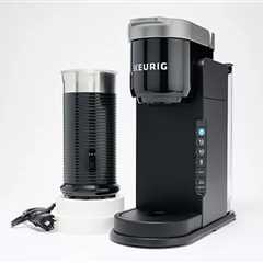 Keurig Okay-Cafe Barista Bar Espresso Maker, Milk Frother, and Okay-Cup Voucher solely $64.98..