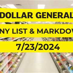 Greenback Common Penny Listing & Markdowns | July 23, 2024 – Penny Pinchin’ Mother